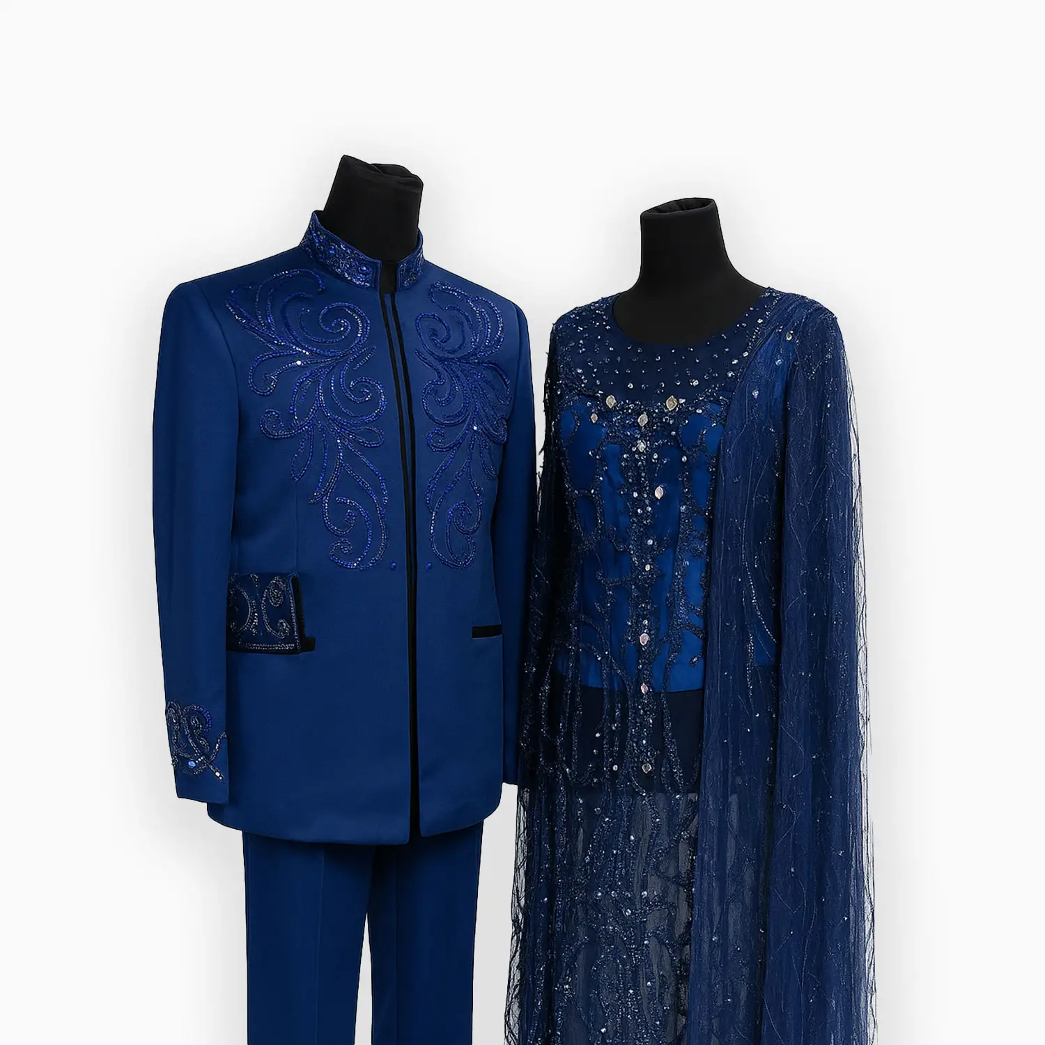 Modern Set Biru Donker - Image 1