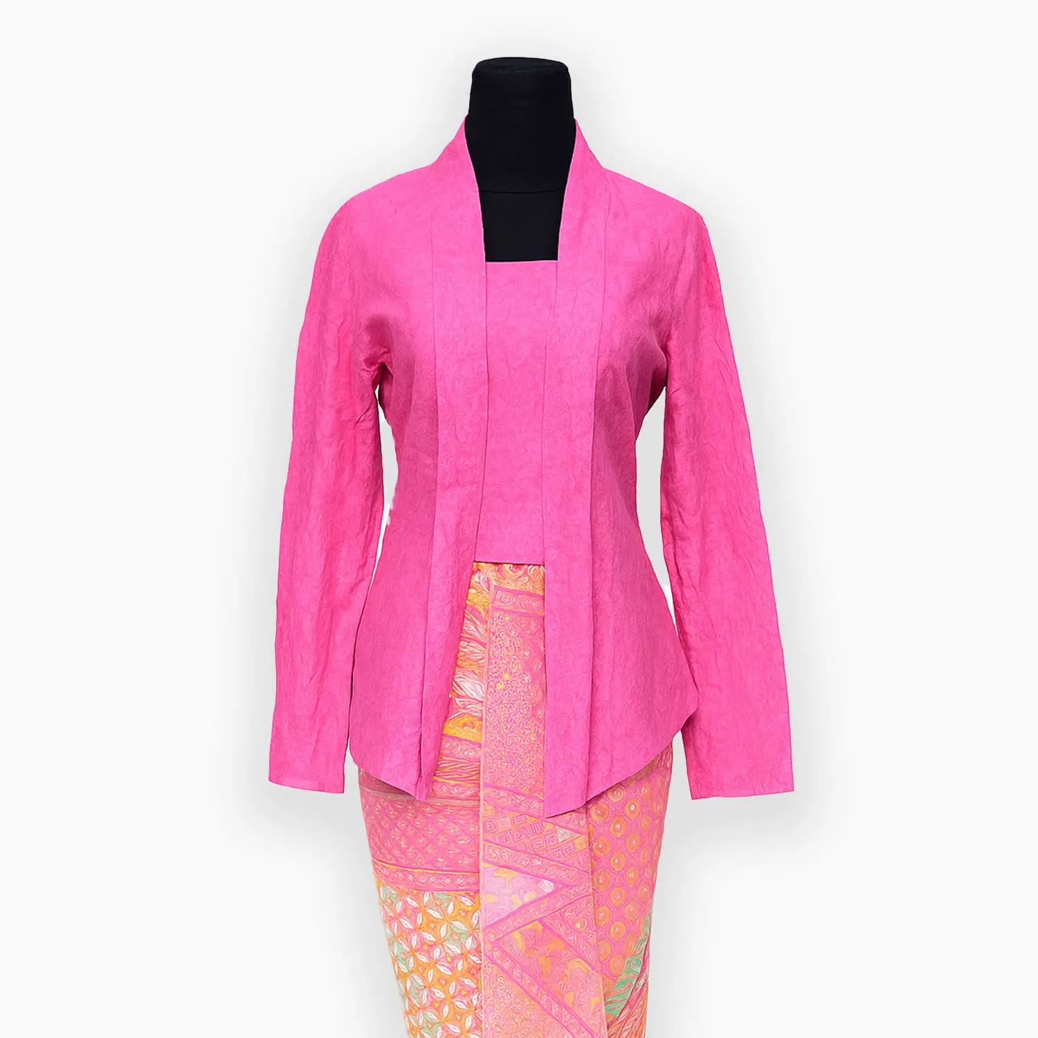Kebaya Soft Pink Kutubaru - Image 1