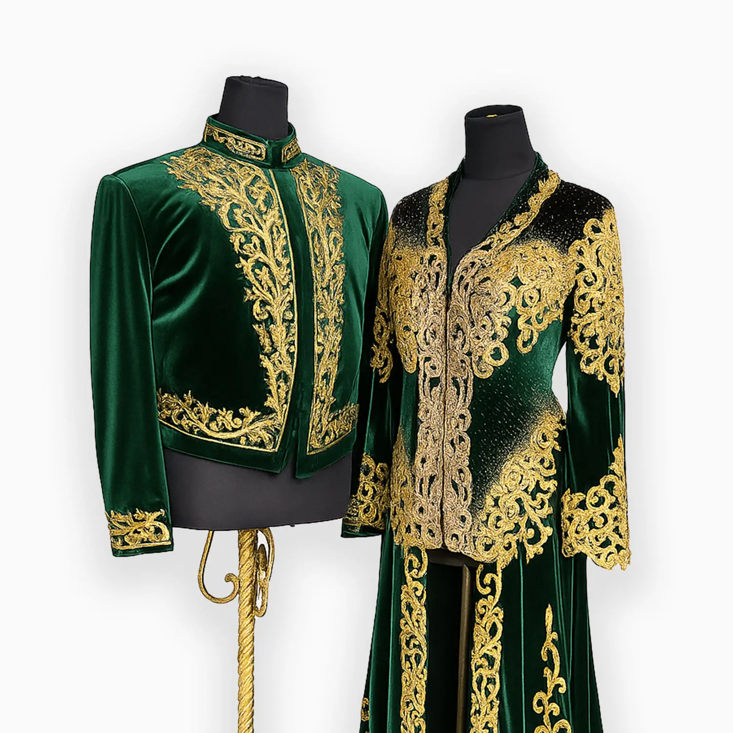 Traditional Set Green Jade - Image 1